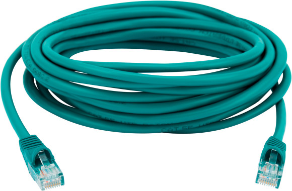 Патч-корд Buro UTP 4 пары cat.5E CCA molded 5м зеленый RJ-45 (m)-RJ-45 (m)