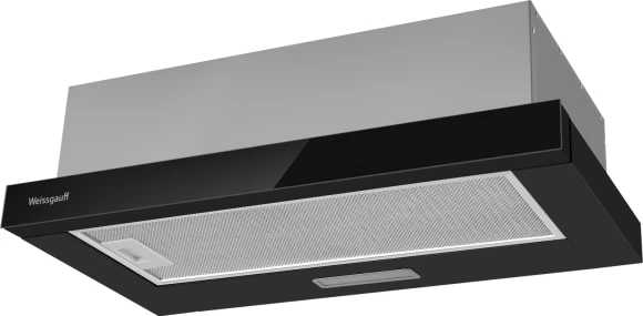 Вытяжка встраиваемая Weissgauff TEL 500 Glass черный управление: кулисные переключатели (1 мотор) Вытяжка встраиваемая Weissgauff TEL 500 Glass черный управление: кулисные переключатели (1 мотор)