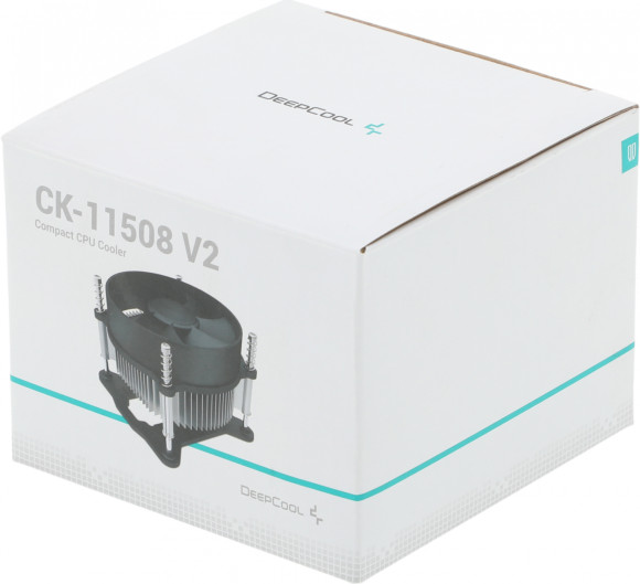 Устройство охлаждения(кулер) Deepcool CK-11508 V2 Soc-1151/1200 черный 3-pin 25dB Al 65W 245gr Ret (DP-ICAS-CK11508-V2)