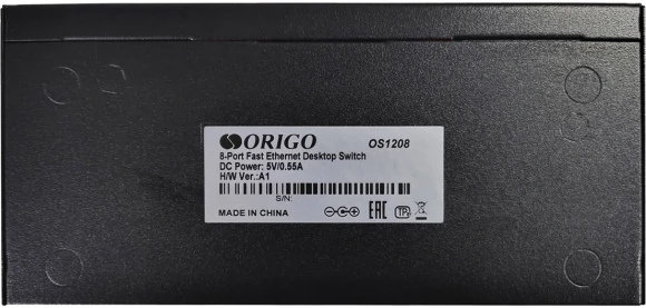 Коммутатор Origo OS1208 OS1208/A1A 8x100Мбит/с неуправляемый