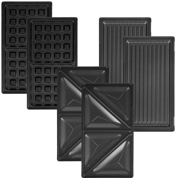 Вафельница Kitfort КТ-3608 750Вт черный/серебристый