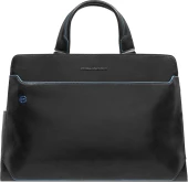 Деловая сумка Piquadro Blue Square CA6590B2/N с отделением для ноутбука 15.6" черная натур.кожа Деловая сумка Piquadro Blue Square CA6590B2/N с отделением для ноутбука 15.6" черная натур.кожа