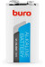 Батарея Buro Alkaline 6LR61 9V (1шт) блистер