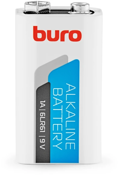Батарея Buro Alkaline 6LR61 9V (1шт) блистер Батарея Buro Alkaline 6LR61 9V (1шт) блистер