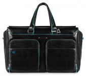Сумка дорожная Piquadro Blue Square BV4342B2/N с отделением для ноутбука 15" черная натур.кожа Сумка дорожная Piquadro Blue Square BV4342B2/N с отделением для ноутбука 15" черная натур.кожа