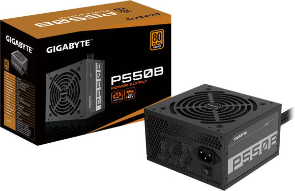 Блок питания Gigabyte ATX 550W GP-P550B 80+ bronze (20+4pin) APFC 120mm fan 6xSATA RTL Блок питания Gigabyte ATX 550W GP-P550B 80+ bronze (20+4pin) APFC 120mm fan 6xSATA RTL