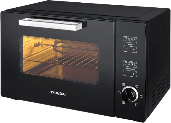 Мини-печь Hyundai MIO-HY100 38л. 1800Вт черный