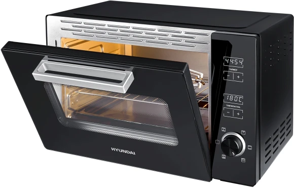 Мини-печь Hyundai MIO-HY100 38л. 1800Вт черный