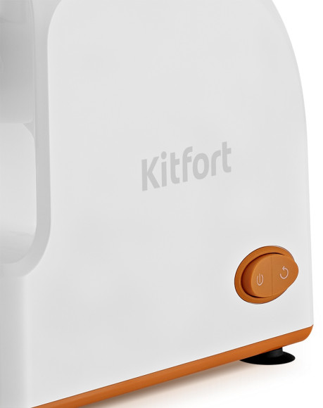 Мясорубка Kitfort КТ-2113-1 1000Вт белый/оранжевый