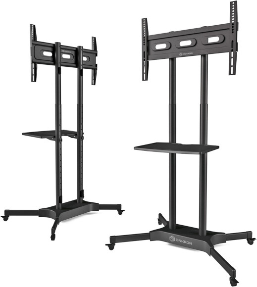 Подставка для телевизора Onkron TS1351 черный 32"-65" макс.50кг напольный мобильный