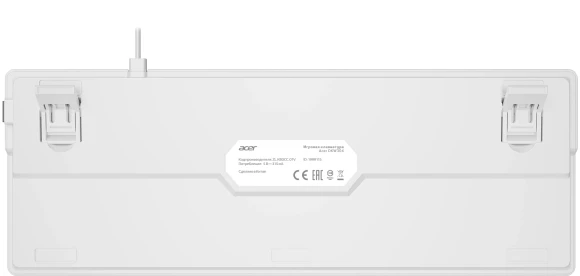 Клавиатура Acer OKW304 механическая белый USB Multimedia for gamer LED (ZL.KBDCC.01V) Клавиатура Acer OKW304 механическая белый USB Multimedia for gamer LED (ZL.KBDCC.01V)