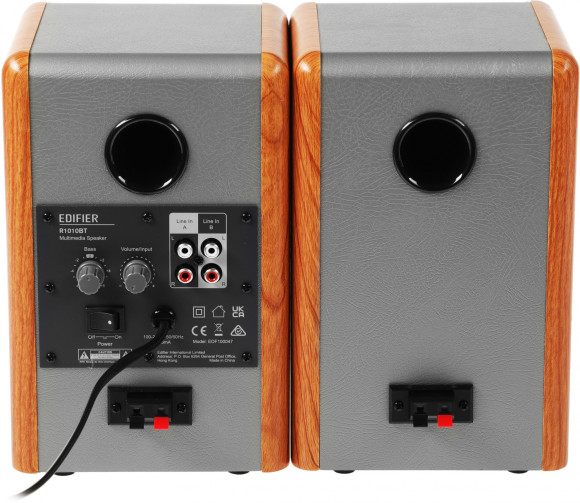 Колонки Edifier R1010BT 2.0 коричневый/коричневый 24Вт BT