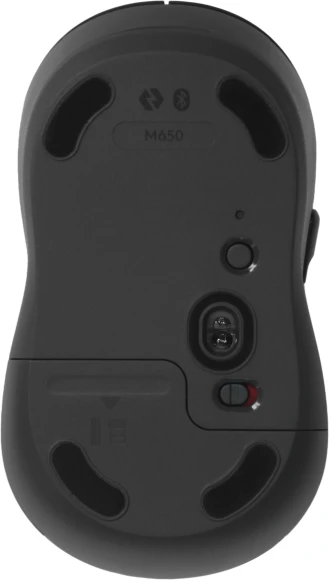 Мышь Logitech M650 графитовый оптическая 4000dpi беспров. BT/Radio USB 4but (910-006259)