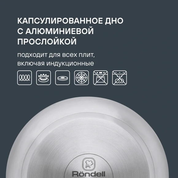 Чайник металлический Rondell Tierno RDS-1900 2.9л. фиолетовый Чайник металлический Rondell Tierno RDS-1900 2.9л. фиолетовый