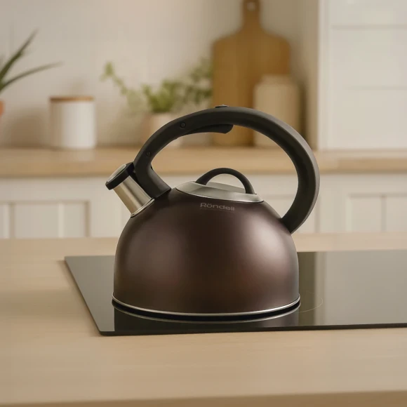 Чайник металлический Rondell Tierno RDS-1900 2.9л. фиолетовый Чайник металлический Rondell Tierno RDS-1900 2.9л. фиолетовый