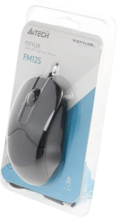 Мышь A4Tech Fstyler FM12S черный оптическая 1200dpi silent USB 3but (FM12S BLACK) Мышь A4Tech Fstyler FM12S черный оптическая 1200dpi silent USB 3but (FM12S BLACK)