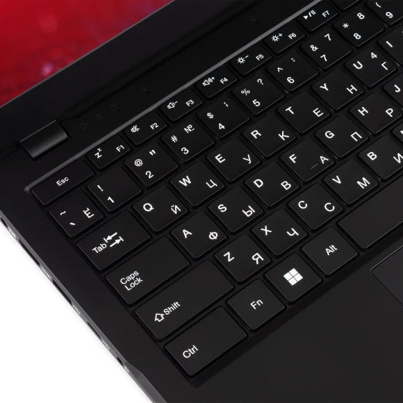 Ноутбук IRU Planio 14ING N-series N100 8Gb SSD256Gb Intel UHD Graphics 14" IPS FHD (1920x1080) FreeDOS black WiFi BT Cam 6000mAh (2058902)