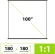 Экран Cactus 100" 180x180см Map type CS-PSRM-180x180-WT 1:1 настенно-потолочный рулонный белый