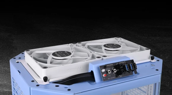 Корпус Thermaltake The Tower 300 Hydrangea голубой без БП mATX 8x120mm 6x140mm 2xUSB3.0 audio bott PSU Корпус Thermaltake The Tower 300 Hydrangea голубой без БП mATX 8x120mm 6x140mm 2xUSB3.0 audio bott PSU