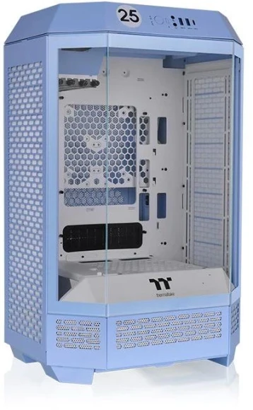 Корпус Thermaltake The Tower 300 Hydrangea голубой без БП mATX 8x120mm 6x140mm 2xUSB3.0 audio bott PSU Корпус Thermaltake The Tower 300 Hydrangea голубой без БП mATX 8x120mm 6x140mm 2xUSB3.0 audio bott PSU