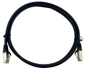 Патч-корд Buro BU-7-1.5M STP 4 пары cat.7 CCA molded 1.5м черный RJ-45 (m)-RJ-45 (m)