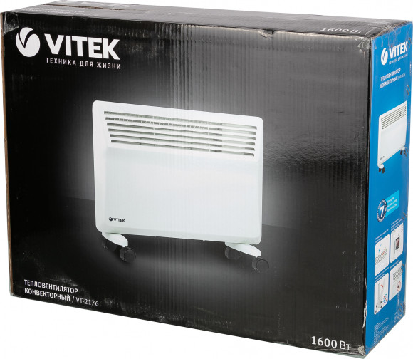Конвектор Vitek VT-2176 1600Вт белый Конвектор Vitek VT-2176 1600Вт белый