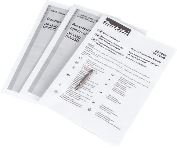 Дрель-шуруповерт Makita DF333DWYE аккум. патрон:быстрозажимной (кейс в комплекте)