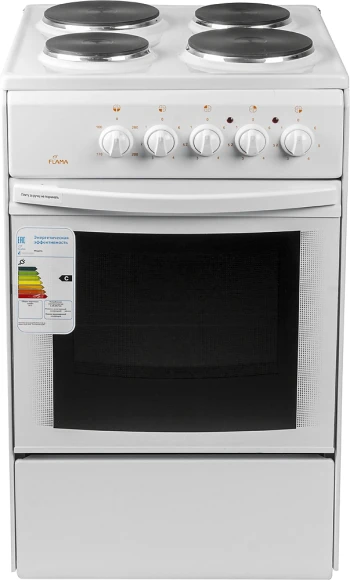 Плита Электрическая Flama AE 1406 W белый эмаль