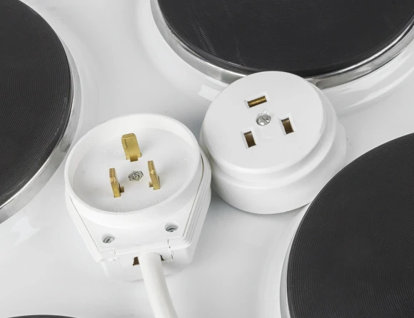 Плита Электрическая Flama AE 1406 W белый эмаль