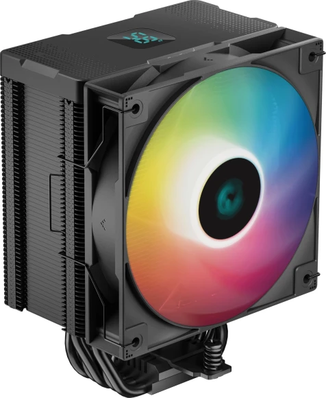 Устройство охлаждения(кулер) Deepcool AG500 Digital ARGB Soc-AM5/AM4/1200/1700/1851 черный 4-pin 29.4dB Al+Cu LCD 240W 845gr Ret (R-AG500-BKADMN-G-1)