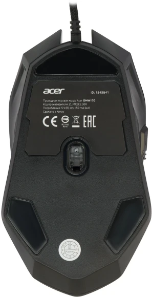 Мышь Acer OMW170 черный оптическая 3200dpi USB 6but (ZL.MCEEE.00R)