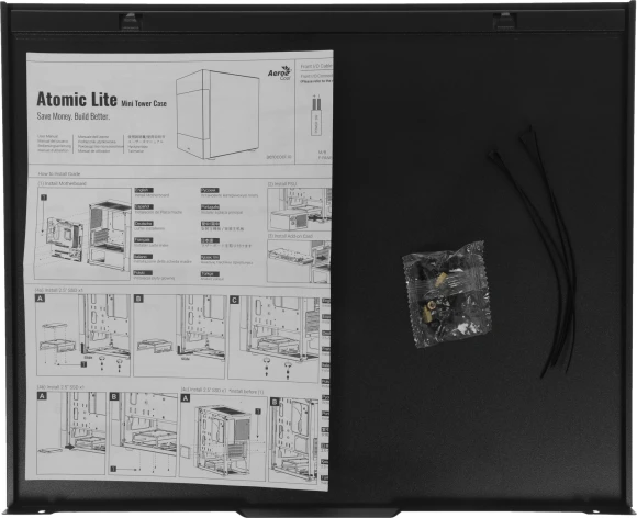 Корпус Aerocool Atomic Lite-G-BK-v2 черный без БП mATX 6x120mm 2x140mm 1xUSB2.0 2xUSB3.0 audio bott PSU Корпус Aerocool Atomic Lite-G-BK-v2 черный без БП mATX 6x120mm 2x140mm 1xUSB2.0 2xUSB3.0 audio bott PSU