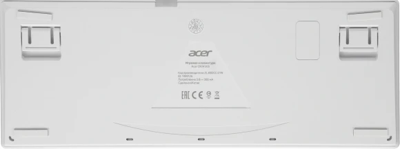Клавиатура Acer OKW305 механическая белый USB Multimedia for gamer LED (ZL.KBDCC.01W) Клавиатура Acer OKW305 механическая белый USB Multimedia for gamer LED (ZL.KBDCC.01W)