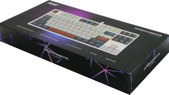 Клавиатура Acer OKW305 механическая белый USB Multimedia for gamer LED (ZL.KBDCC.01W) Клавиатура Acer OKW305 механическая белый USB Multimedia for gamer LED (ZL.KBDCC.01W)