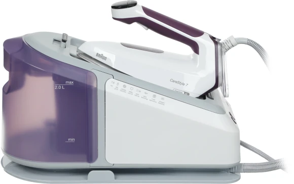 Парогенератор Braun CareStyle 7 IS7266VI 2700Вт серый/сиреневый