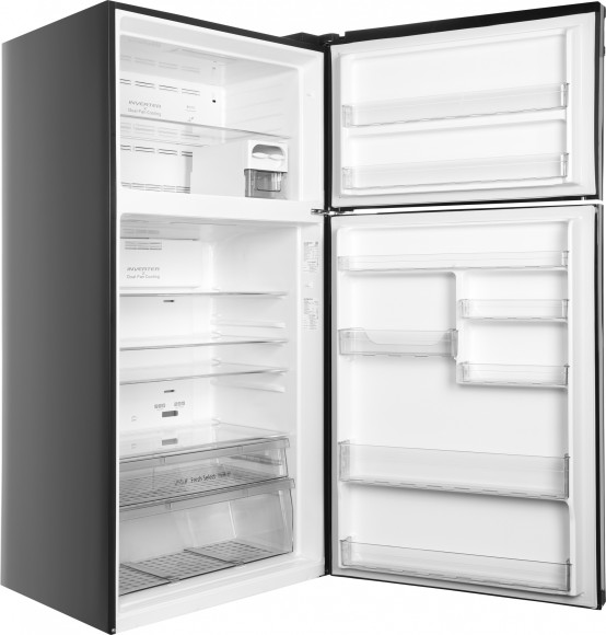 Холодильник Hitachi R-VG660PUC7-1 GBK 2-хкамерн. черный стекло инвертер Холодильник Hitachi R-VG660PUC7-1 GBK 2-хкамерн. черный стекло инвертер