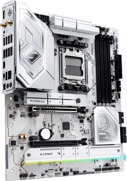 Материнская плата Asrock X870 STEEL LEGEND WIFI Socket AM5 AMD X870 4xDDR5 ATX AC`97 8ch(7.1) 2.5Gg RAID+HDMI Материнская плата Asrock X870 STEEL LEGEND WIFI Socket AM5 AMD X870 4xDDR5 ATX AC`97 8ch(7.1) 2.5Gg RAID+HDMI