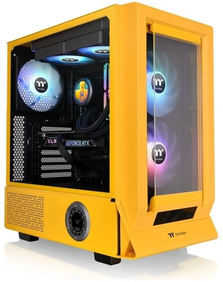 Корпус Thermaltake Ceres 350 MX Bumblebee желтый без БП E-ATX 2x140mm 2xUSB3.0 audio bott PSU