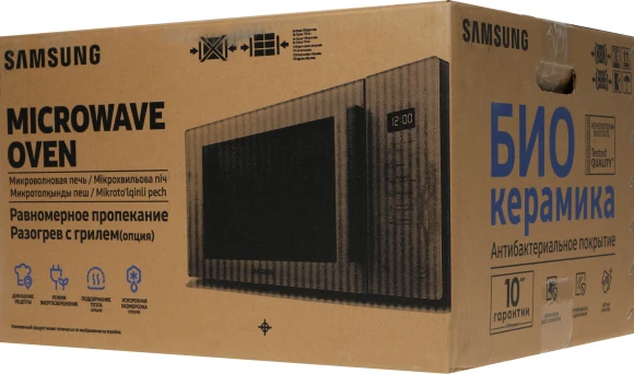 Микроволновая Печь Samsung MG23T5018AE/BW 23л. 800Вт молочный Микроволновая Печь Samsung MG23T5018AE/BW 23л. 800Вт молочный