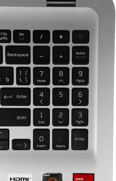 Ноутбук Maibenben M547 Pro Ryzen 7 Pro 4750U 8Gb SSD256Gb AMD Radeon Graphics 15.6" IPS FHD (1920x1080) Linux silver WiFi BT Cam 4450mAh (M5471SA0LSRE1)