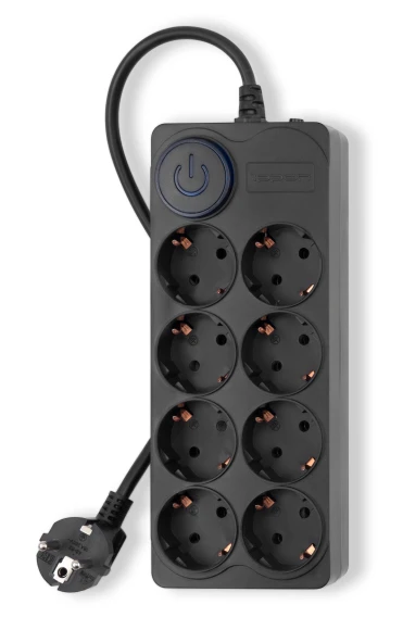 Сетевой фильтр Ippon BK-8-EU-5-10-B 5м (8 розеток) черный (коробка) Сетевой фильтр Ippon BK-8-EU-5-10-B 5м (8 розеток) черный (коробка)