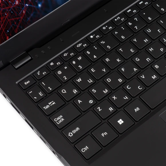 Ноутбук IRU Planio 15ING N-series N100 8Gb SSD512Gb Intel UHD Graphics 15.6" IPS FHD (1920x1080) FreeDOS black WiFi BT Cam 6000mAh (2058904)