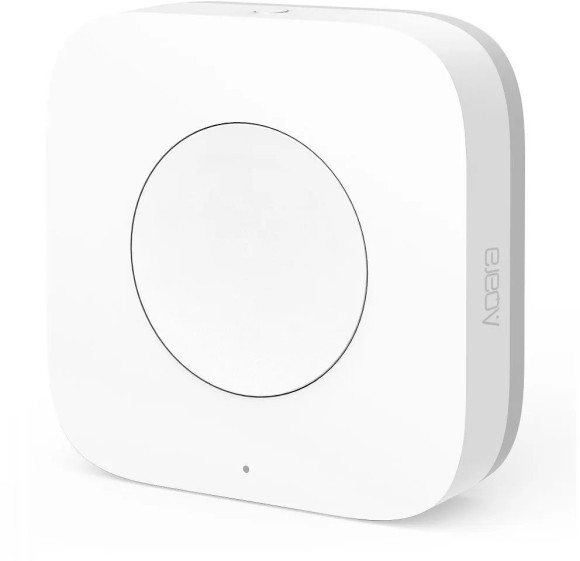 Умная кнопка Aqara T1 1кн. р.д.10м белый (WB-R02D) Умная кнопка Aqara T1 1кн. р.д.10м белый (WB-R02D)