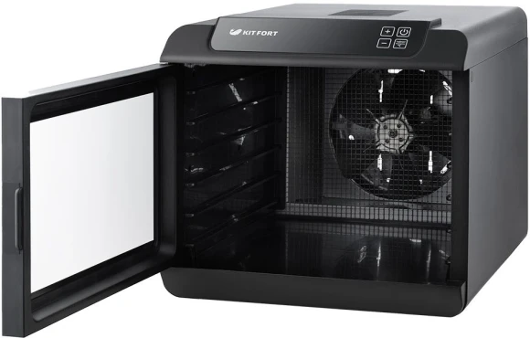 Сушка для фруктов и овощей Kitfort КТ-1905 18под. 500Вт черный