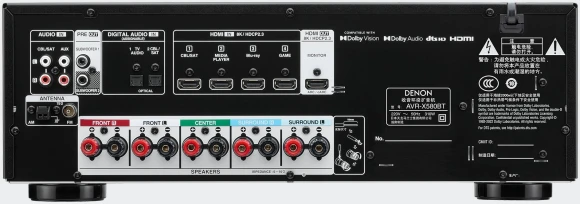 Ресивер AV Denon AVR-X580BT 5.1 черный Ресивер AV Denon AVR-X580BT 5.1 черный