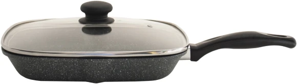 Сковорода-гриль Starwind Chef SW-CH3027GGR квадратная покрытие: Pfluon ручка несъемная (без крышки) серый