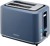 Тостер Kitfort КТ-6874 1080Вт синий/серебристый Тостер Kitfort КТ-6874 1080Вт синий/серебристый