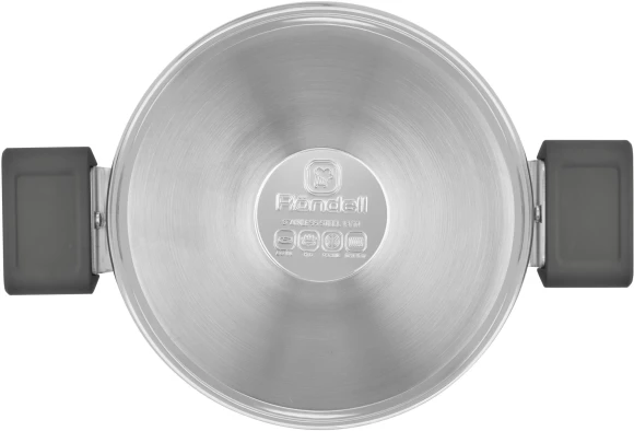 Кастрюля Rondell Quadro RDS-1596 3.1л. d=20см (с крышкой) стальной