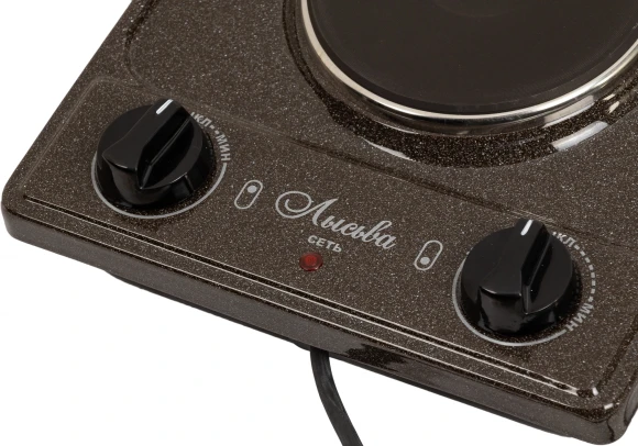 Плита Электрическая Лысьва ЭПБ 22 коричневый/рябчик эмаль (настольная) Плита Электрическая Лысьва ЭПБ 22 коричневый/рябчик эмаль (настольная)