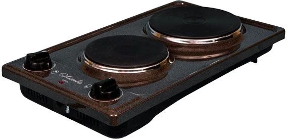 Плита Электрическая Лысьва ЭПБ 22 коричневый/рябчик эмаль (настольная) Плита Электрическая Лысьва ЭПБ 22 коричневый/рябчик эмаль (настольная)